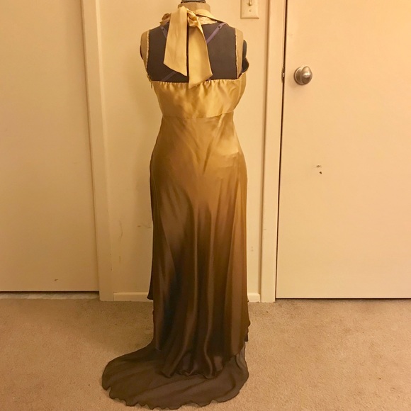 Cache silk ombré cocktail dress - Picture 7 of 8